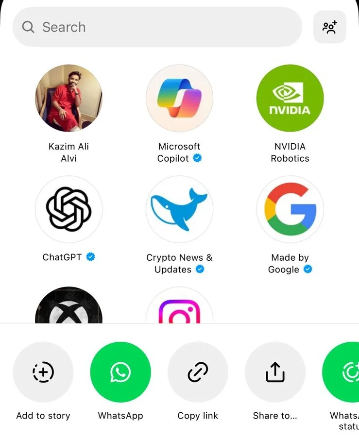 copy link Instagram reel