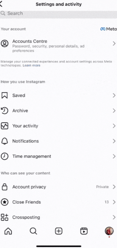 disable 2FA Instagram