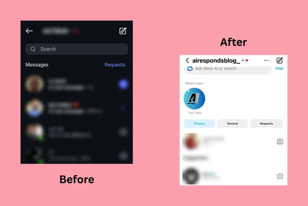 instagram notes not showing